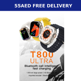 Watch T800 Ultra Series Smartwatch Supports Bluetooth Call Heart Rate Meter price in uae