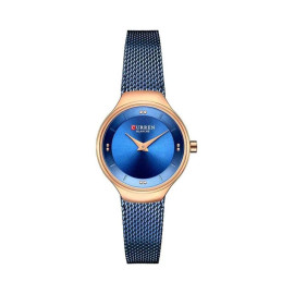 Curren Women's Waterproof Stainless Steel Mesh Band Quartz Watch 9028 price in uae