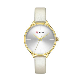 Curren Women's Leather Strap Analog Wrist Watch 9062A price in uae