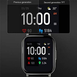 Haylou LS02 Global Version Smart Watch,Heart Rate Tracker IP68 Waterproof 12 Sport Modes Sleep Management Smart Band ,Fashion Women Men Watch  price in uae