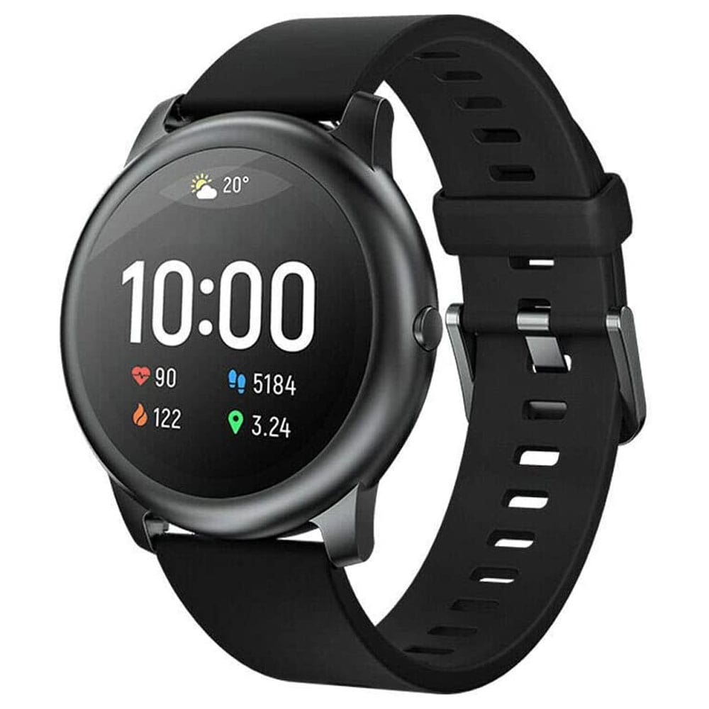Haylou LS05(SOLAR) Global Version Smart Watch,Heart Rate Tracker IP68 Waterproof 12 Professional Sport Modes Sleep Management Smart Band ,Fashion Women Men Watch  price in uae