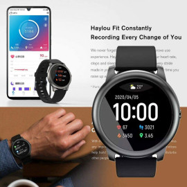 Haylou LS05(SOLAR) Global Version Smart Watch,Heart Rate Tracker IP68 Waterproof 12 Professional Sport Modes Sleep Management Smart Band ,Fashion Women Men Watch  price in uae