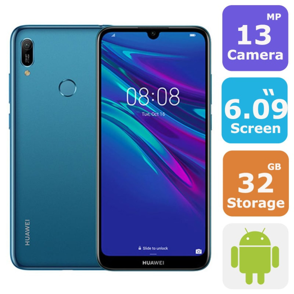 Huawei Y6 Prime 2019 Dual Sim Smartphone(Android 9.0,6.09 Inch,4G+WiFi,32GB+3GB) price in uae