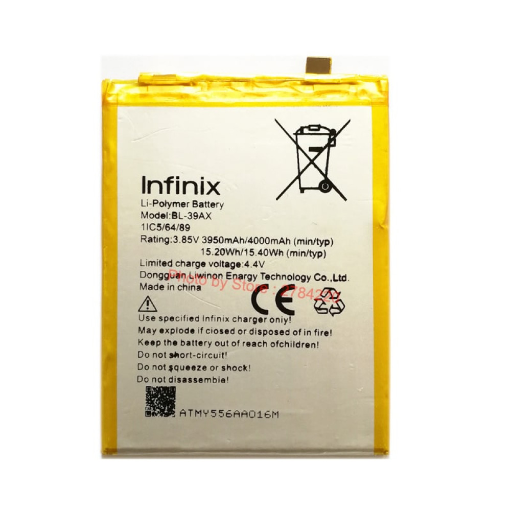 Replacement Battery For Infinix Hot 4 X557 BL-39AX Cell Phone Batteries price in uae