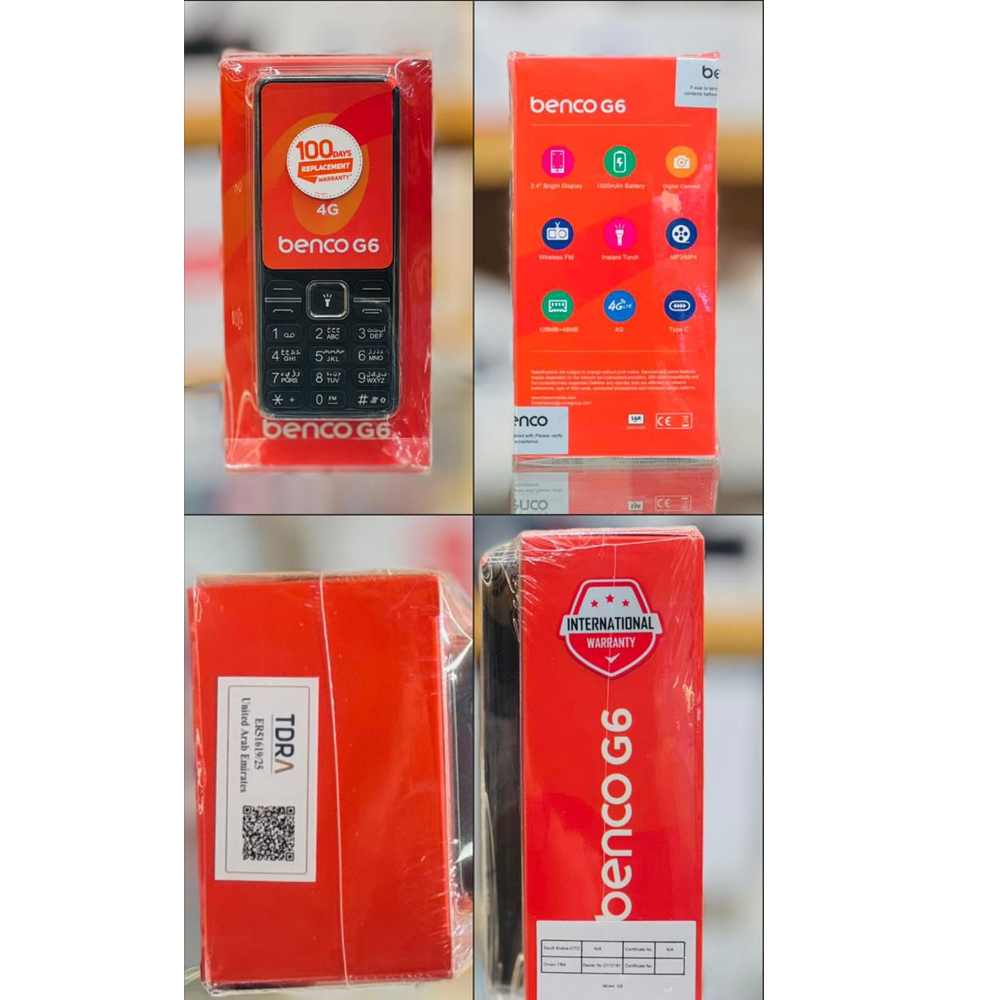 BENCO G6 4G DUAL SIM KEY PAD MOBILE PHONE - Non Camera price in uae