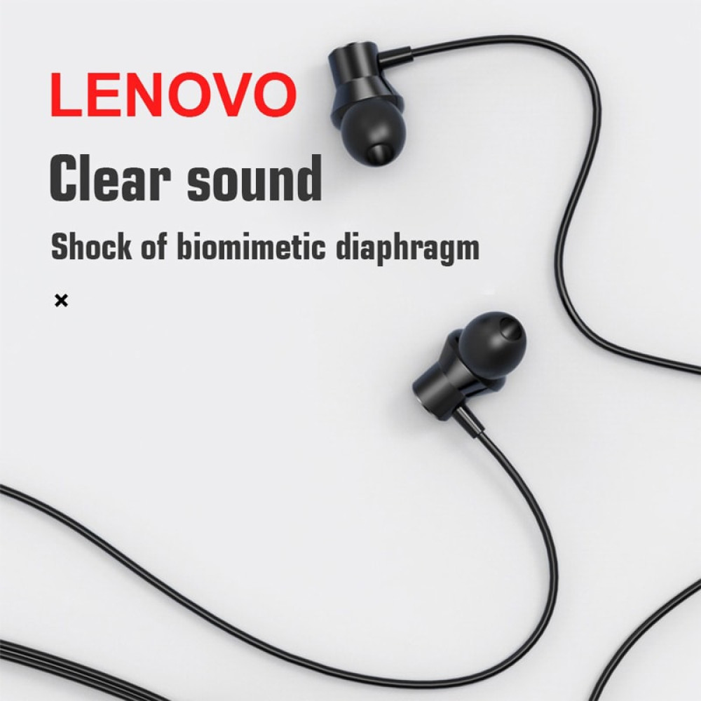 Lenovo HF130 Headphones In-ear Wired Headset 3.5mm Jack Earphone for Smartphone MP3 price in uae
