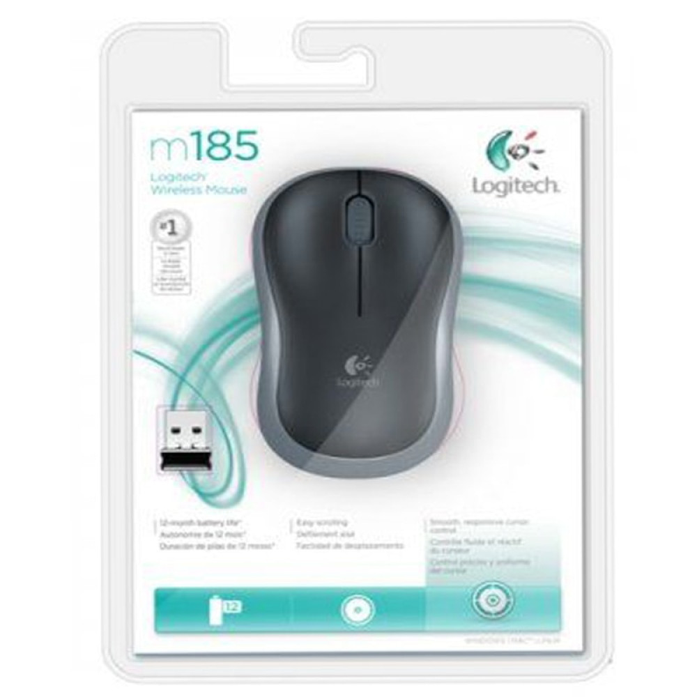 Logitech M185 USB Wireless Optical Mouse price in uae