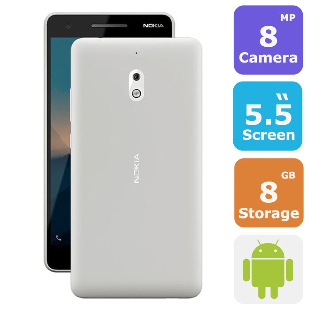 Nokia 2.1 Dual Sim Smartphone(Android 8.1,5.5 Inch, 4G+WiFi,8GB+1GB) price in uae