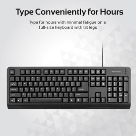 Promate EasyKey-1 Professional Ergonomic Wired Keyboard price in uae