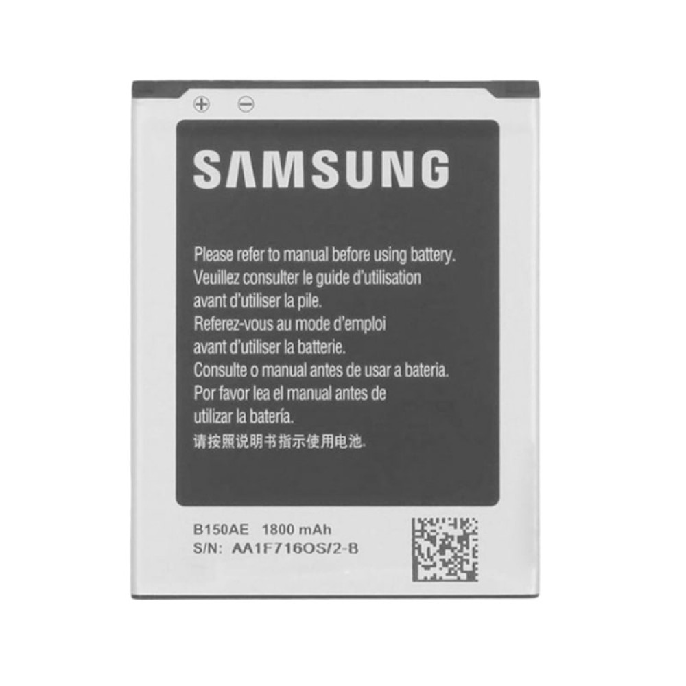 Samsung B150AE Replacement Battery For Samsung Galaxy Core Plus 1800 mAh Black/Silver price in uae