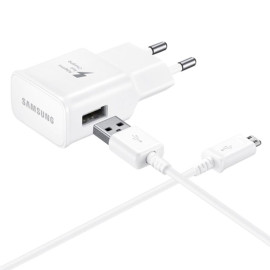 Samsung Fast Charging Travel Adapter With Micro USB Cable White price in uae