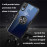 Compatible Cover Case for Samsung Galaxy M20 Case, Slim Transparent Shockproof Scratch Cover with finger Ring Holder, for Magnetic Car Mount in uae