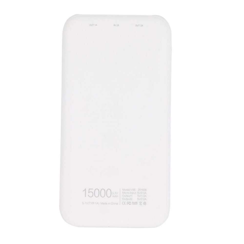 Veger V56 15000mAh Slim Plastic Power Bank For Smart Phones price in uae