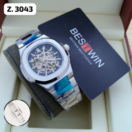 Bestwin Mechanical Watch - Z3034 - Gold/Silver/Blue price in uae