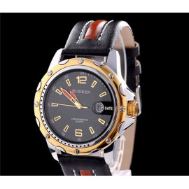 Curren 8104 Mens Leather Watch with Date Function price in uae