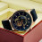 Keep Moving Men's Leather Mechanical Watch - K2029 in uae