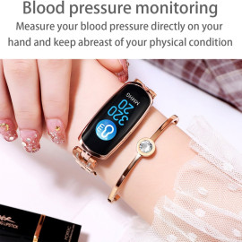 AK16 New Smart Watch Women IP67 Waterproof Heart Rate Monitor For Android & IOS Phone Fitness Bracelet Smartwatch Wristband price in uae