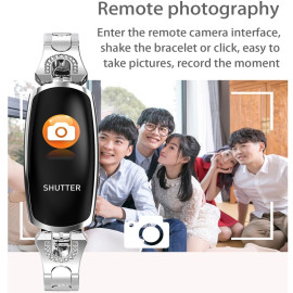 AK16 New Smart Watch Women IP67 Waterproof Heart Rate Monitor For Android & IOS Phone Fitness Bracelet Smartwatch Wristband price in uae