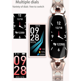 AK16 New Smart Watch Women IP67 Waterproof Heart Rate Monitor For Android & IOS Phone Fitness Bracelet Smartwatch Wristband price in uae