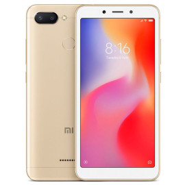 Xiaomi Redmi 6 Dual Sim Smartphone(Android 8.1,5.45 Inch, 4G+WiFi,64GB+4GB) - Free Cover case