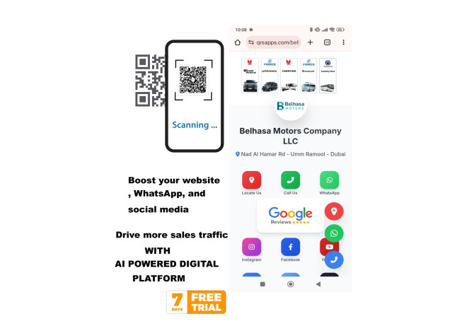 QR Code for Multiple Links - One QR Code - All Social Media - AI SEO - qrsapps.com