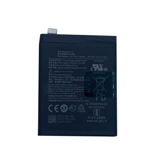 Battery For Oneplus Eight Phone One Plus 1+8 -  BLP761  Battery For Oneplus Eight Phone One Plus 1+8 -  BLP761 Price In UAE