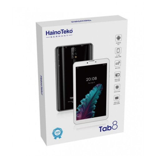 Haino teko Germany dual sim tablet (Android 9.0,8 Inch, 4G+WiFi,64GB+3GB) Price In UAE 