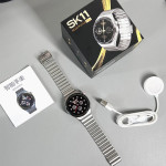SK11 Plus Smart Watch for IOS and Android Waterproof 1.3inch HD screen Round Big Screen Watch Smartwatch price in uae