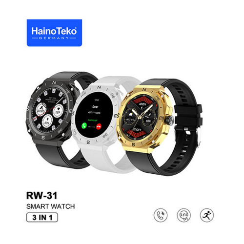 Haino Teko Germany RW-31 High-Quality Bluetooth Calling HD Smartwatch  Haino Teko Germany RW-31 High-Quality Bluetooth Calling HD Smartwatch Price In UAE