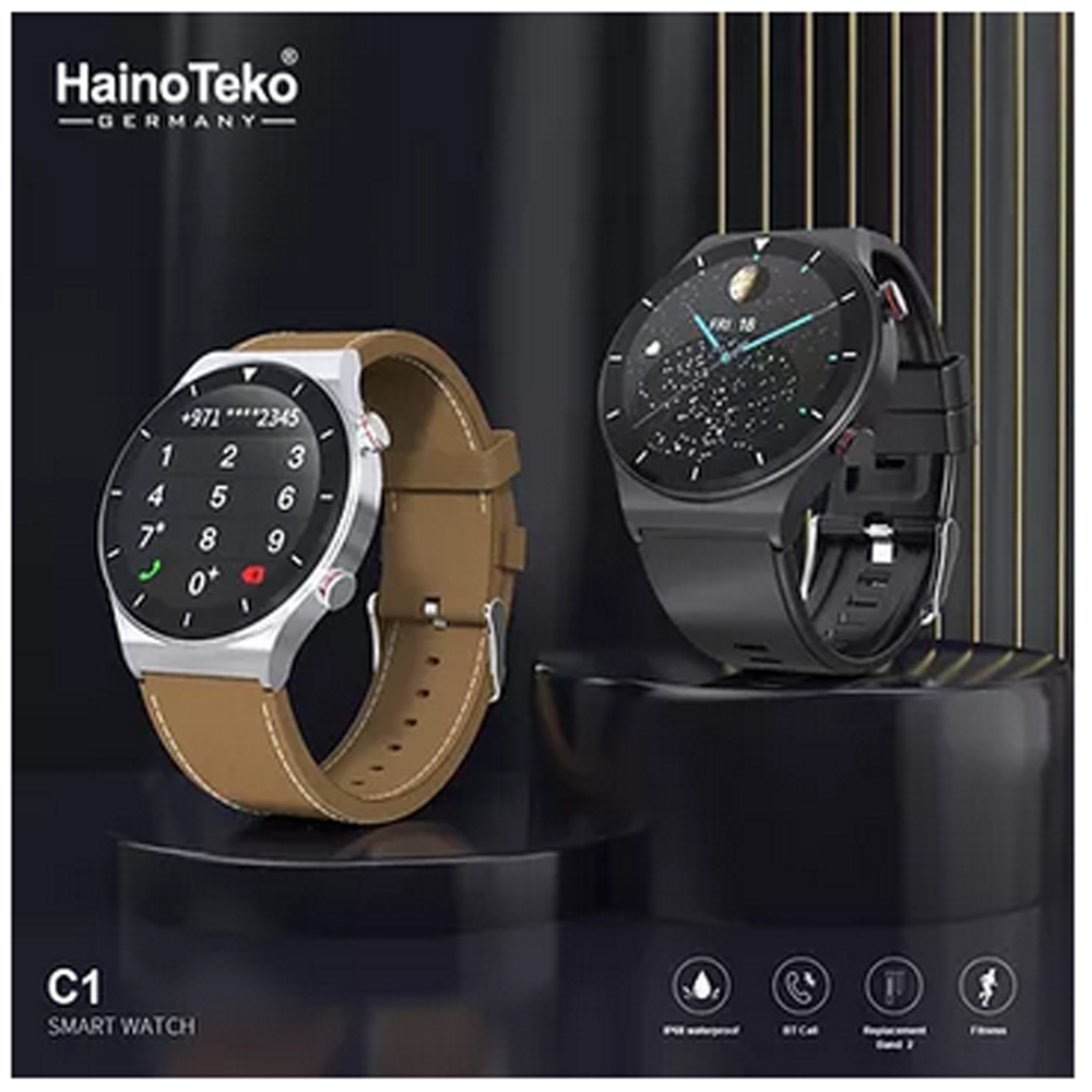 Haino Teko Germany C1 HighQuality Bluetooth Calling HD Smartwatch 2022 model price in uae