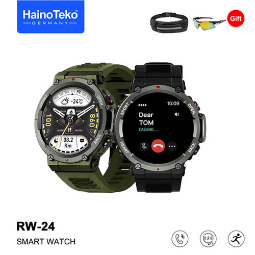 Haino Teko Germany RW-24 High-Quality Bluetooth Calling HD SPORTS Smartwatch  Haino Teko Germany RW-24 High-Quality Bluetooth Calling HD SPORTS Smartwatch Price In UAE