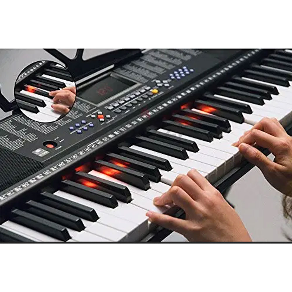 MK 2108 61Key Lighting Electronic Piano Keyboard Price in uae, Dubai