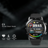 Lazor C1 SmartWatch SW31 1.28 inch Full Touch Screen with Bluetooth Health Tracker - Black