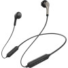 Lazor Groove X Dual Dynamic Drivers Bluetooth Headphones, Neckband Wireless Earbuds With Crossover Bluetooth 5.0 Headset Sports Earphones Audio More Than 16 Hours Playback Time Ea107 Black 