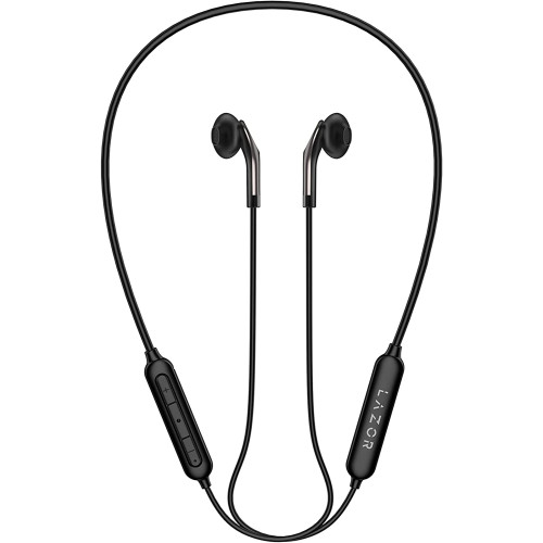 Lazor Groove X Dual Dynamic Drivers Bluetooth Headphones, Neckband Wireless Earbuds With Crossover Bluetooth 5.0 Headset Sports Earphones Audio More Than 16 Hours Playback Time Ea107 Black   Lazor Groove X Dual Dynamic Drivers Bluetooth Headphones, Neckband Wireless Earbuds With Crossover Bluetooth 5.0 Headset Sports Earphones Audio More Than 16 Hours Playback Time Ea107 Black  Price In UAE