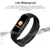 M8 Smart Sports Bracelet Fitness Band with Heart Rate Monitor Bluetooth Waterproof Pedometer For Android & iOS, Black