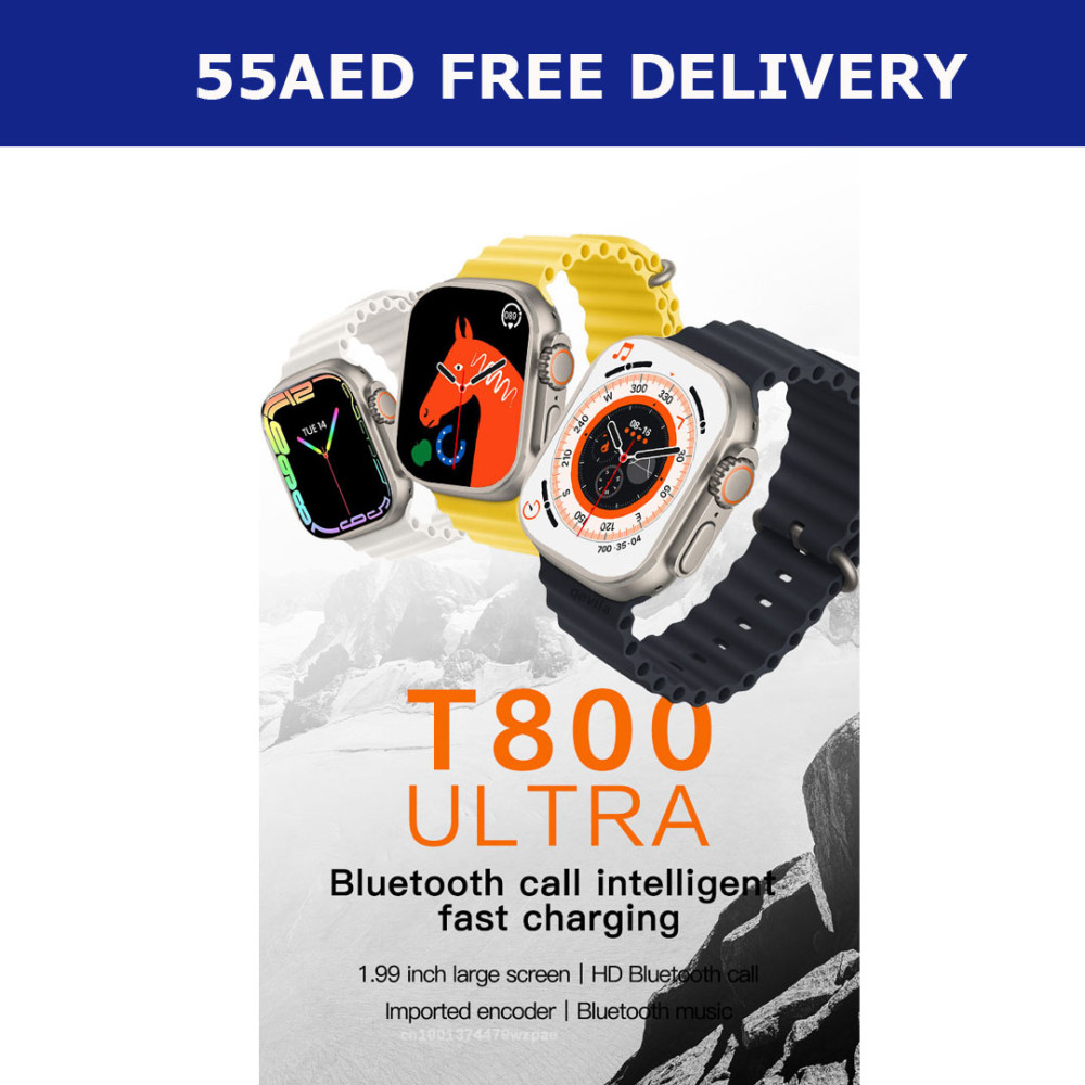 Watch T800 Ultra Series Smartwatch Supports Bluetooth Call Heart Rate Meter Watch T800 Ultra Series Smartwatch Supports Bluetooth Call Heart Rate Meter price in uae