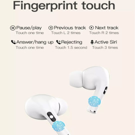 4 IN 1 OFFER TWS Earbuds 1:1 Size Bluetooth Headset AirPods 3 Wireless Earphone For Iphone and Androd - FREE MP3 Player+Mobile Grip + Selfiestick price in uae