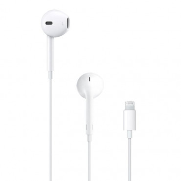 Apple In-Ear Earphones With Lightning Connector White