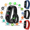 M4 Smart Bluetooth Sports Bracelet Fitness Band With Heart Rate Monitor Waterproof Pedometer For Android & iOS, Black