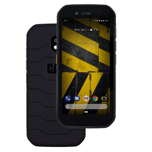 CAT PHONES Caterpillar S42 Smartphone - 4G Rugged Phone (IP68, MIL SPEC 810H, Super Bright 5.5” HD+ Display, 1.8GHz Quadcore Processor, 4200mAh Battery, Dual SIM, 3GB/32GB, Android 10) - Black 