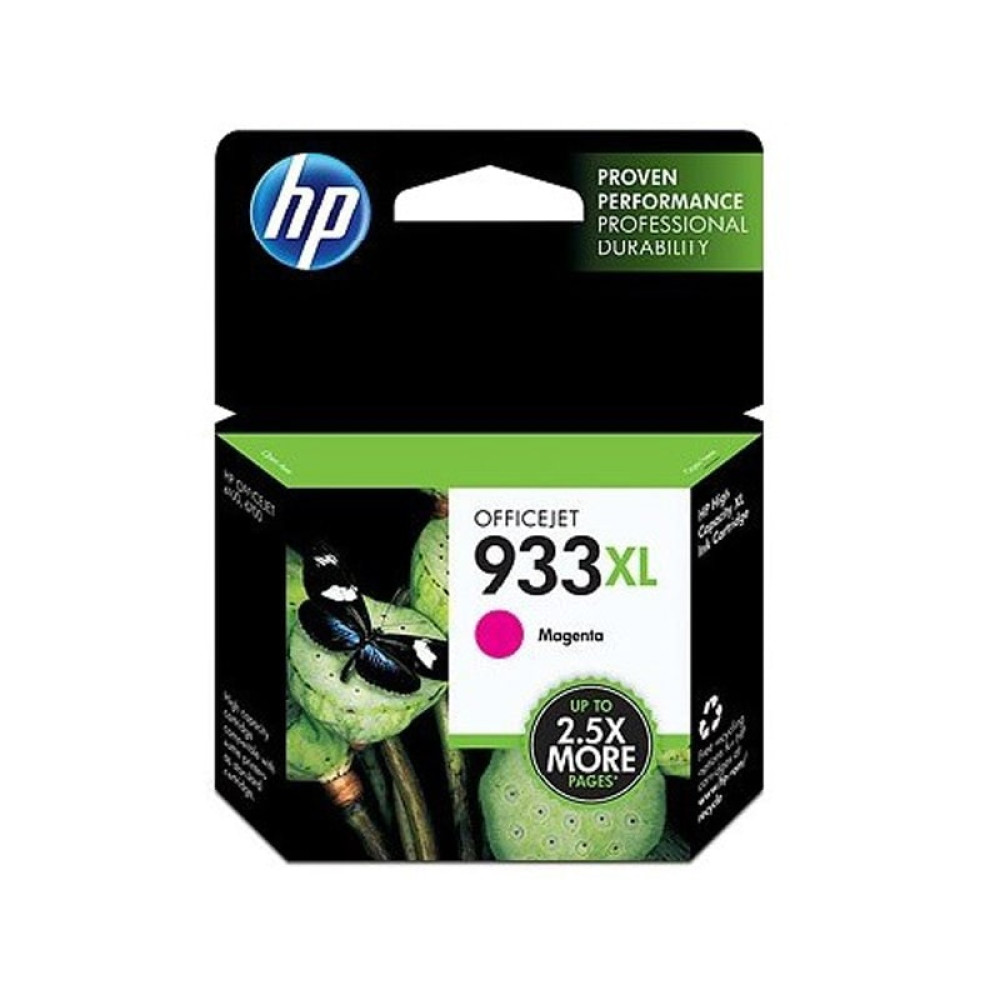 HP 933 XL High Yield Ink Cartridge, Magenta [CN055AE]
