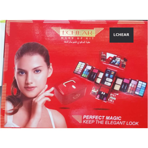 LCHEAR brand high quality cosmetic box hot sale makeup kit  LCHEAR brand high quality cosmetic box hot sale makeup kit Price in uae