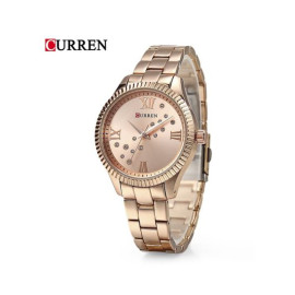 CURREN Women's Water Resistant Analog Watch WT-CU-9009- 26 mm price in uae