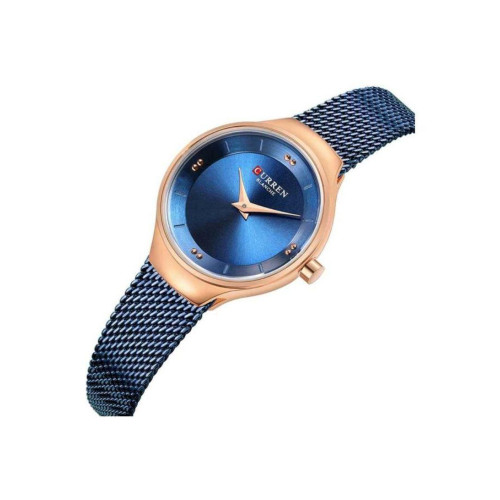 Curren Women's Waterproof Stainless Steel Mesh Band Quartz Watch 9028  Curren Women's Waterproof Stainless Steel Mesh Band Quartz Watch 9028 Price In UAE