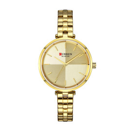 Curren Women's Waterproof Girl's Stainless Steel Band Quartz Watch 9043 price in uae
