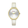 Curren Women's Leather Strap Analog Wrist Watch 9062A