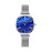 Women's Elegant Waterproof Stainless Steel Mesh Band Quartz Watch 9076 price in uae