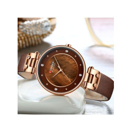 Curren Women's Leather Analog Watch J4028K-KM price in uae