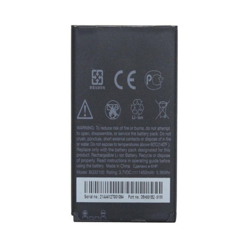 HTC BG32100 Replacement Battery For HTC Incredible S G11/Desire S G12 1450 mAh Black Price in uae